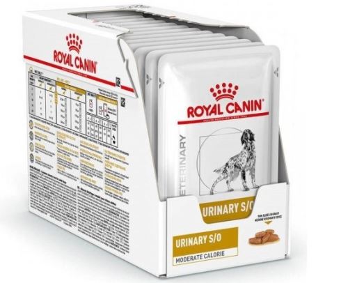 Royal Canin VD Canine Urinary S / O Moderate Calorie Pouch 12x100g