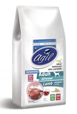 Agil Adult Sensitive Grain Free Lamb, Venision 10kg