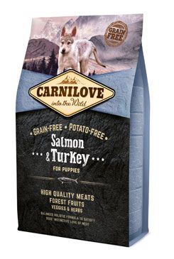 Carnilove Dog Salmon &amp; Turkey for Puppies 4kg