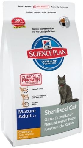 Hill 'Feline Dry Adult Mature 7+ Sterilized