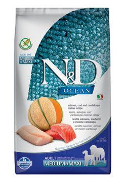 N & D OCEAN DOG Adult M / L Salmon & Cod & Melon