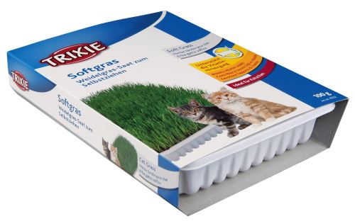 Jemná tráva pre mačku v miske TRIXIE 100 g
