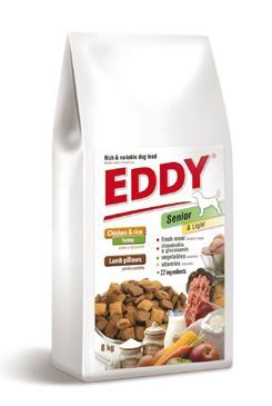 EDDY Senior &amp; Light Breed vankúšiky s jahňacím 8kg