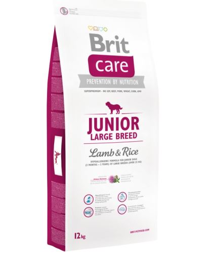 Brit Care Dog Junior Large Breed Lamb &amp; Rice