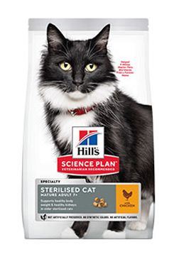 Hill &#39;Feline Dry Mat Adult7 + Sterilised Cat Chicken