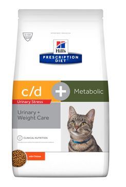 Hill &#39;Feline PD C / D dry Urinary Stress + Metabolic