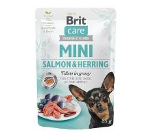 Brit Care Dog Mini Salmon &amp; Herring steril fillets 85g