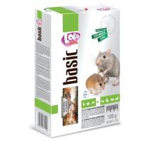 Lolo BASIC kompletné krmivo pre myši 500 g krabička