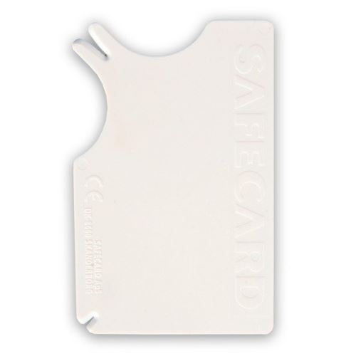 SAFECARD - plastová karta na vyťahovanie kliešťov 8x5 cm
