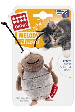 Hračka mačka GiGwi Melody Cvrček so zvukovým čipom