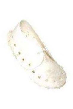 Topánka byvolia biela koža 12,5cm 20ks