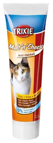 Malt'n'Cheese anti-hairball, so sladom, syrom a biotínom 100g