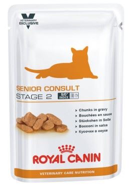 Royal Canin VED Cat Senior Consult Stage2 Pouch 12x100g