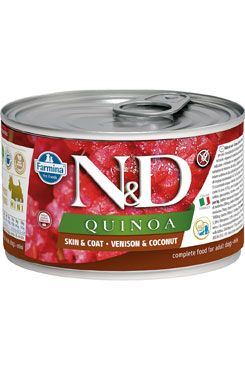 N &amp; D DOG quinoa Adult Mini konzerva