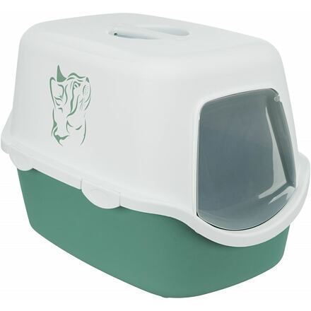 WC VICO kryté s dvierkami s potlačou, bez filtra 56 x 40 x 40 cm, zelená / biela