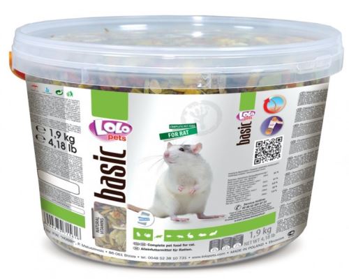 Lolo BASIC kompletné krmivo pre potkany