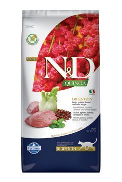 N & D GF Quinoa CAT Digestion Lamb & Fennel 5kg
