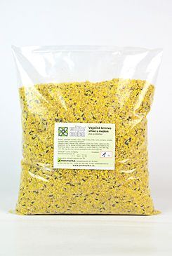 Krmivo pre Vtáky EGGFOOD yellow, vaječné s medom 1kg