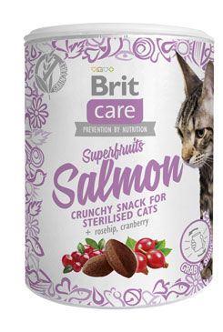 Brit Care Cat Snack superfruits Salmon 100g