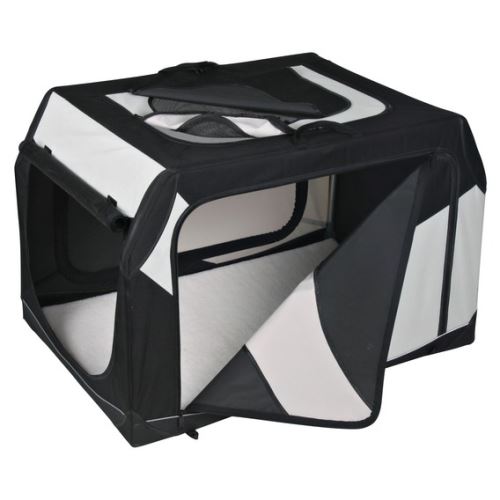 Transportný nylonový box Vario čierno-šedý