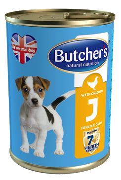 Butcher &#39;s Dog Junior s kuracím mäsom konzerva 400g