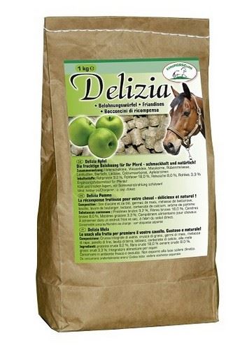 Pochúťka pre kone Delizia jablko