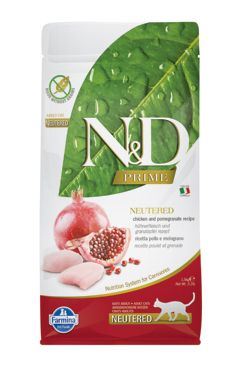 N & D PRIME CAT Neutered Chicken & Pomegranate