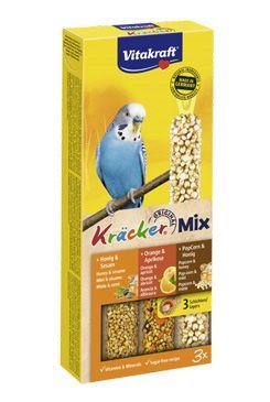 Vitakraft vtáctvo Kräcker med/pom/poprieť budgies tyčinka 3ks