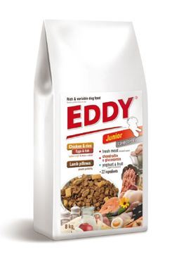 EDDY Junior Large Breed vankúšiky s jahňacím 8kg