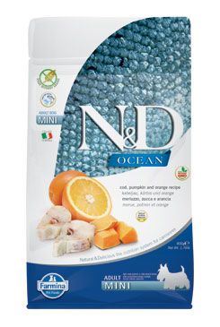 N & D OCEAN DOG GF Adult Mini Codfish & pumpky & Orange
