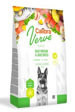 Calibra Dog Verve GF Adult M &amp; L Salmon &amp; Herring