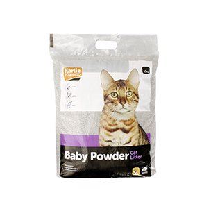Podstielka pre mačky s BABY POWDER vôňou
