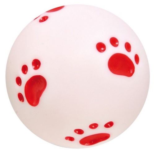Lopta s červenými labkami 10cm TRIXIE