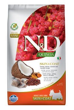 N & D Quinoa DOG Skin & Coat Herring & Coconut Mini 2,5kg