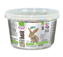 Lolo BASIC kompletné krmivo pre králiky 3 L, 2 kg kýblik