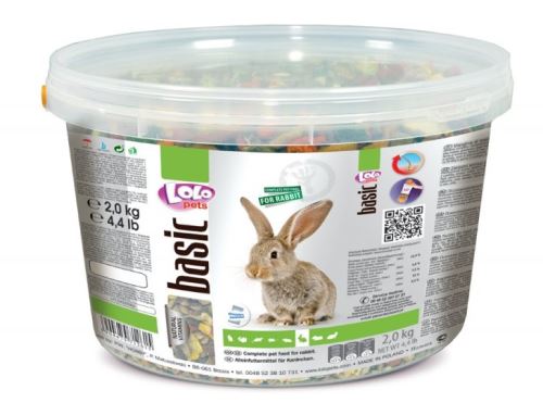 Lolo BASIC kompletné krmivo pre králiky