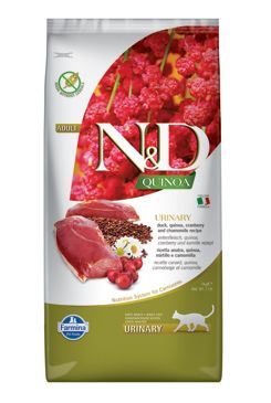 N &amp; D GF Quinoa CAT Urinary Duck &amp; Cranberry 5kg