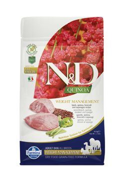 N &amp; D Quinoa DOG Weight Management Lamb &amp; Broccoli