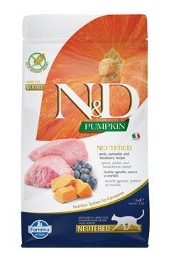 N & D Pumpkin CAT Neutered Lamb & Blueberry