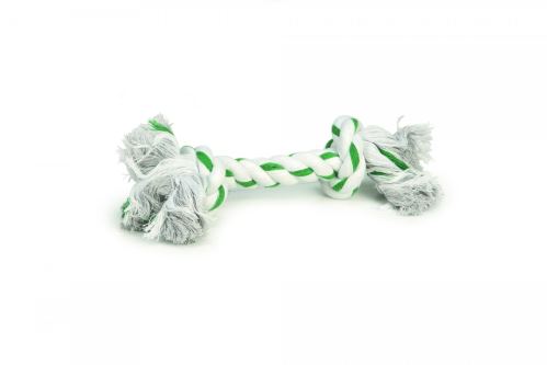 Beeztees Floss lano zeleno-biele