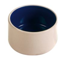 Keramická miska s glazúrou 100ml / 7cm - béžovo / modrá TRIXIE