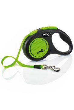 Vodítko FLEXI Neon S pásik 5m / 15kg