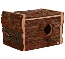 Hniezdiace búdka z prírodného dreva pre andulky 30x20x20 cm