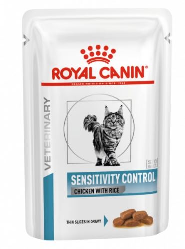 Royal Canin VD Cat Sensitivity Control Chicken&Rice Pouch 12x100g