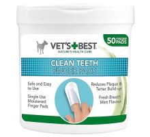 VET&#39;S BEST Čistiaca utierka na zuby pre psov, 50ks