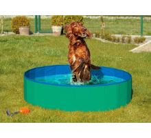 Karlie-Flamingo Skládací bazén pro psy zeleno/modrý 80x20cm