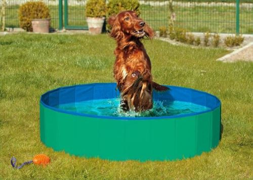 Karlie-Flamingo Skládací bazén pro psy zeleno/modrý 160x30cm
