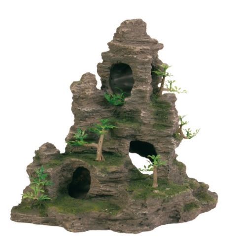 Skalný útvar s jaskyňou a Roslin 31 cm