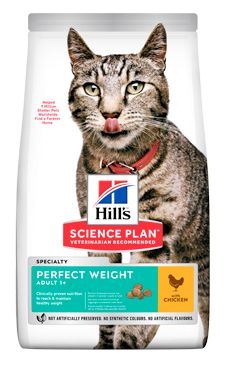 Hill &#39;Feline Dry Adult Perfect Weight Chicken