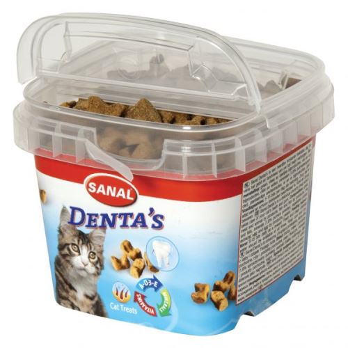 SANAL DENTA´S - snack na čištění zubů pro kočky 75 g